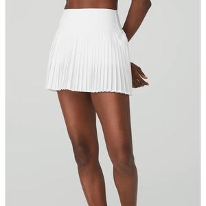 ALO white grand slam tennis skirt